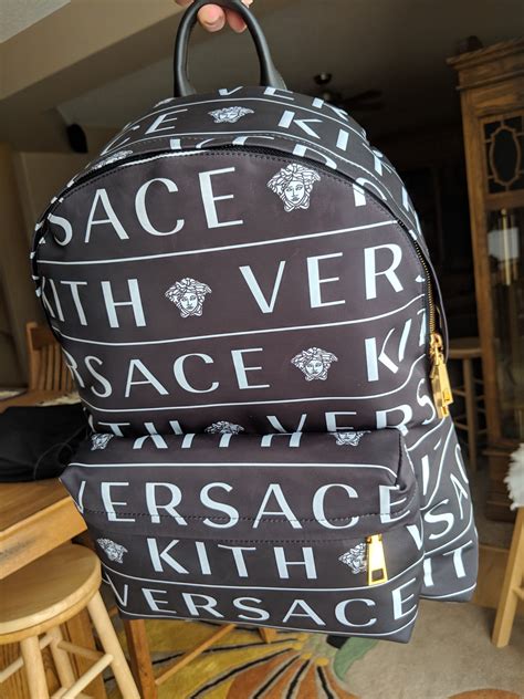 kith versace backpack|Versace kith shoes.